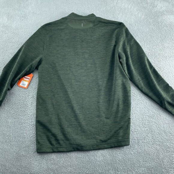 Bass Outdoor Climber Quarter Zip Pullover Scarab Cationic S NWT 4755 - Picture 2 of 9